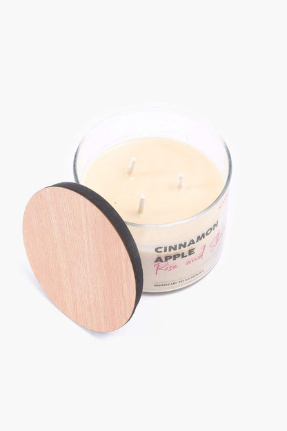 Cinnamon Apple Candle - 400ml - Carina - ÙƒØ§Ø±ÙŠÙ†Ø§