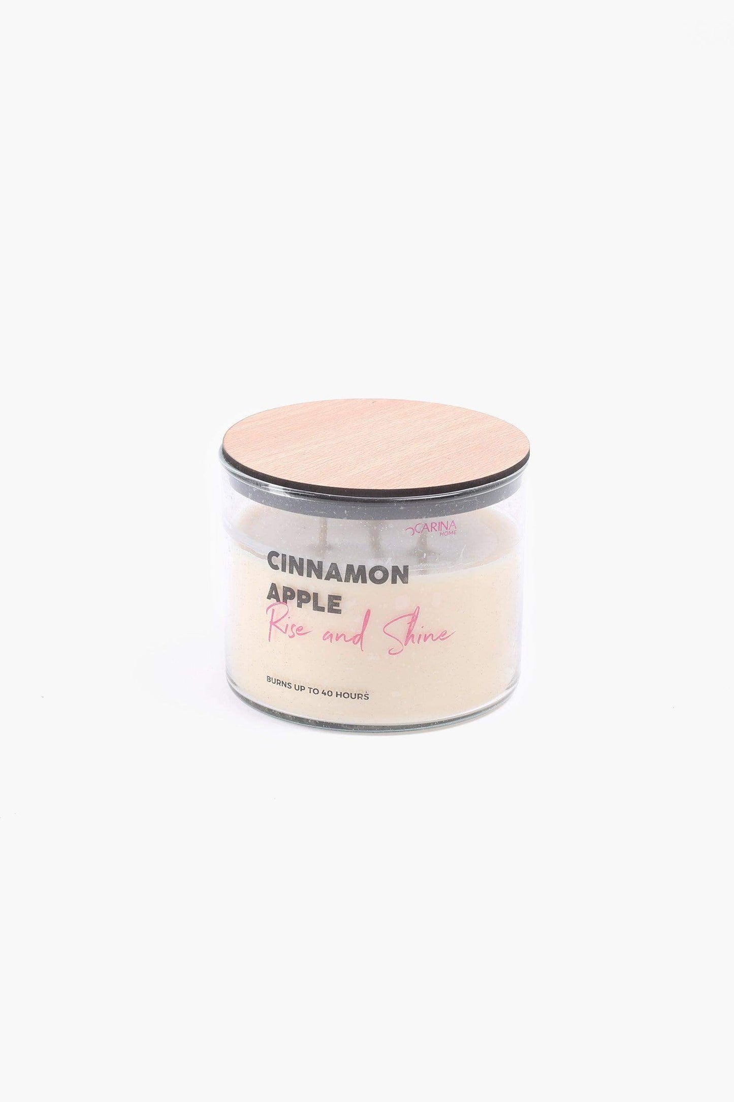 Cinnamon Apple Candle - 400ml - Carina - ÙƒØ§Ø±ÙŠÙ†Ø§