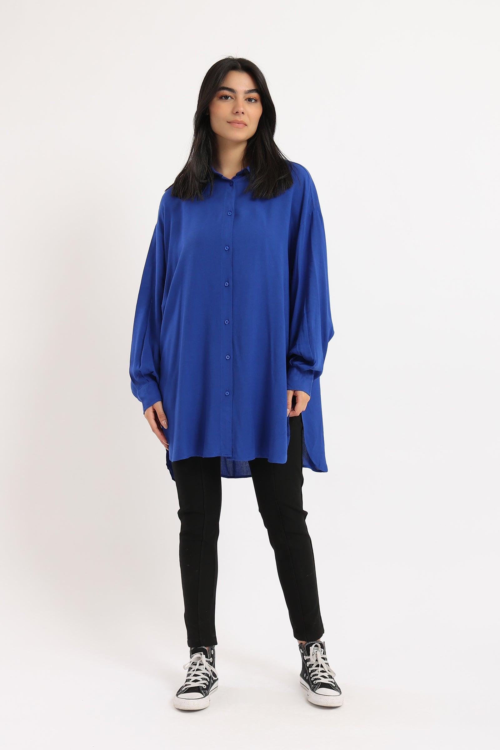 Classic Collar Long Shirt - Clue Wear