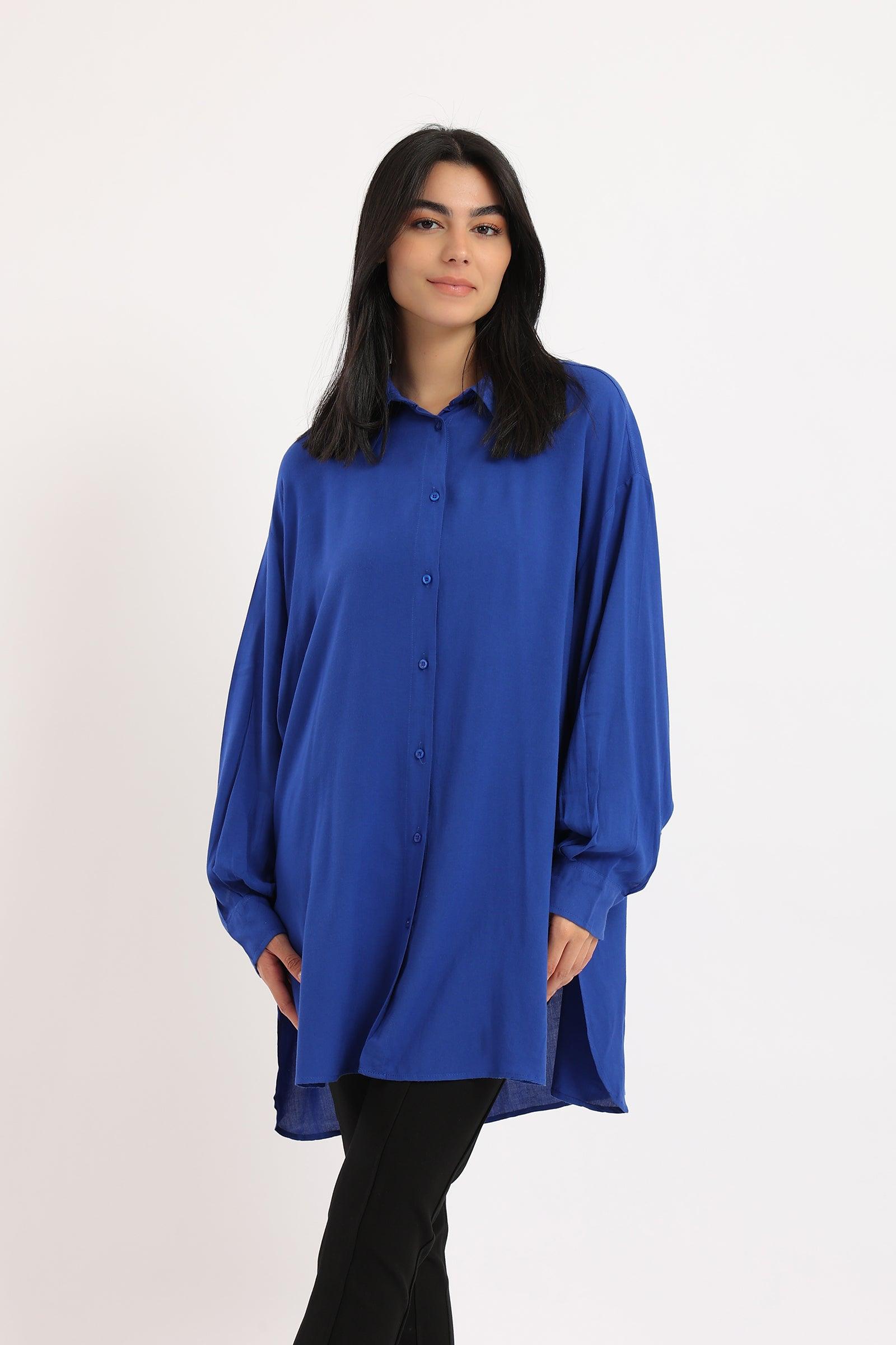 Classic Collar Long Shirt - Clue Wear