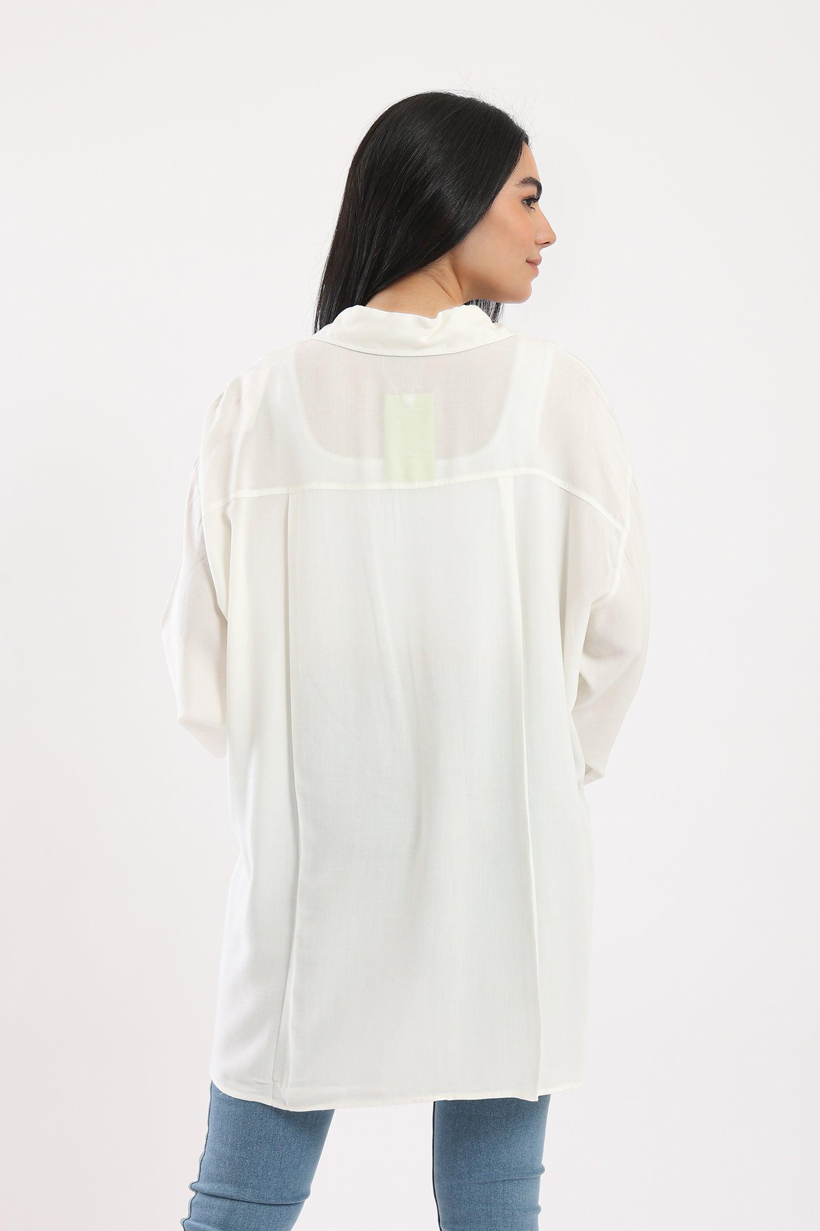Classic Collar Long Shirt - Clue Wear