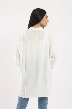 Classic Collar Long Shirt - Clue Wear