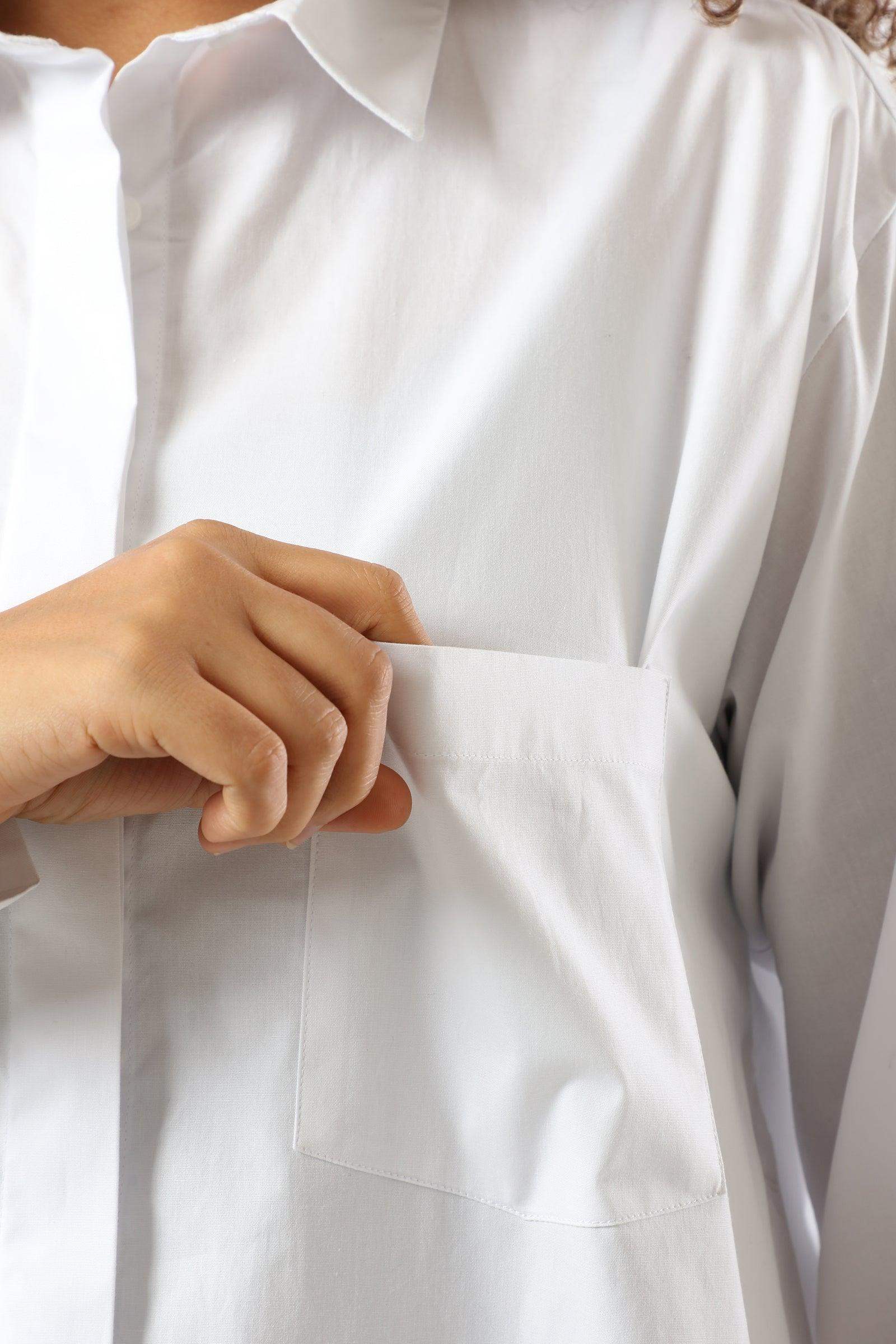 Classic Collar Plain Shirt - Carina - ÙƒØ§Ø±ÙŠÙ†Ø§
