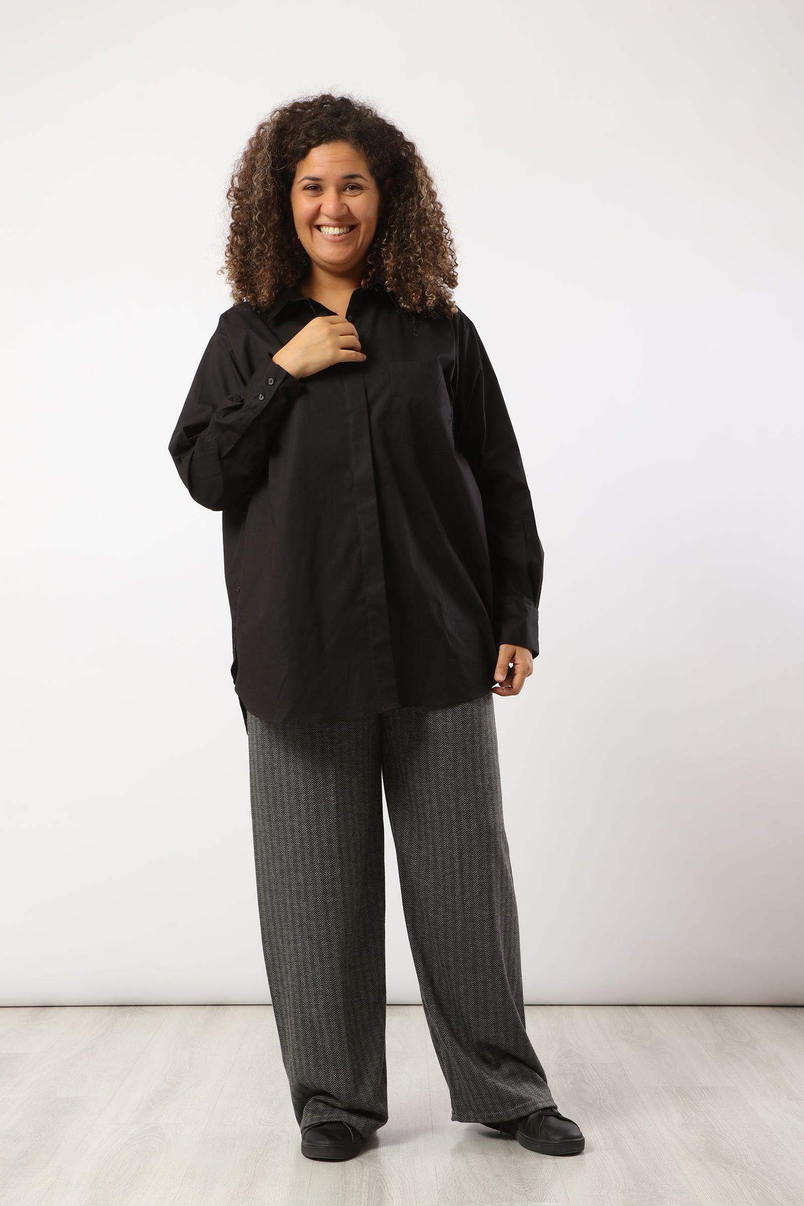Classic Collar Plain Shirt - Carina - ÙƒØ§Ø±ÙŠÙ†Ø§