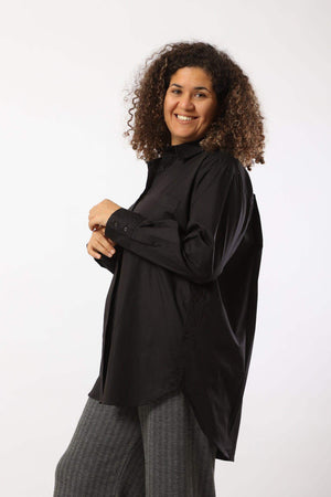 Classic Collar Plain Shirt - Carina - ÙƒØ§Ø±ÙŠÙ†Ø§