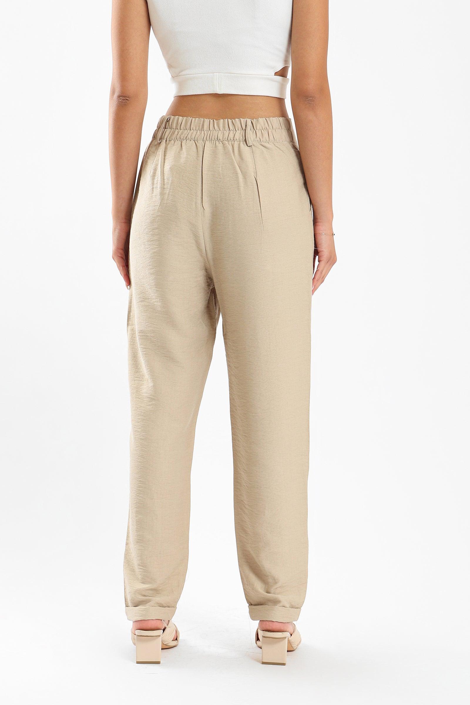 Classic Folded Hem Pants - Clue Wear