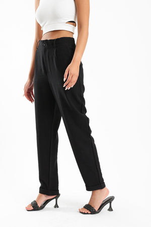 Classic Folded Hem Pants - Clue Wear