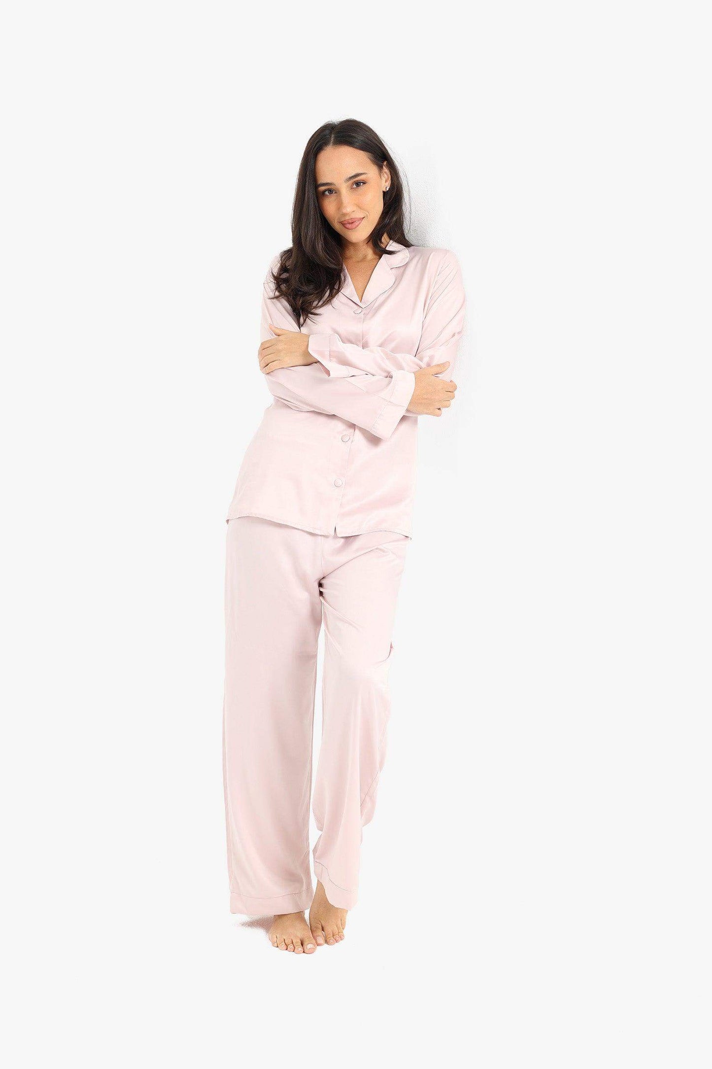 Classic Plain Pyjama Set - Carina - ÙƒØ§Ø±ÙŠÙ†Ø§