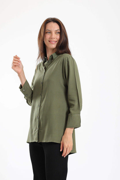 Classic Plain Shirt - Carina - ÙƒØ§Ø±ÙŠÙ†Ø§