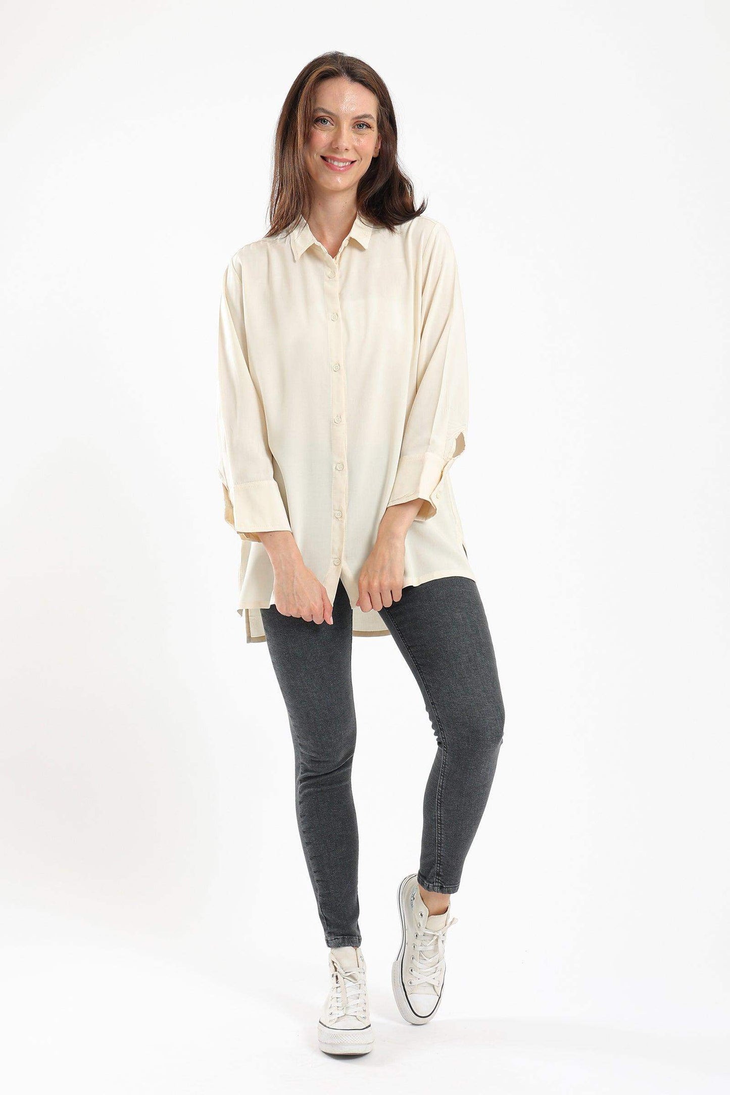 Classic Plain Shirt - Carina - ÙƒØ§Ø±ÙŠÙ†Ø§