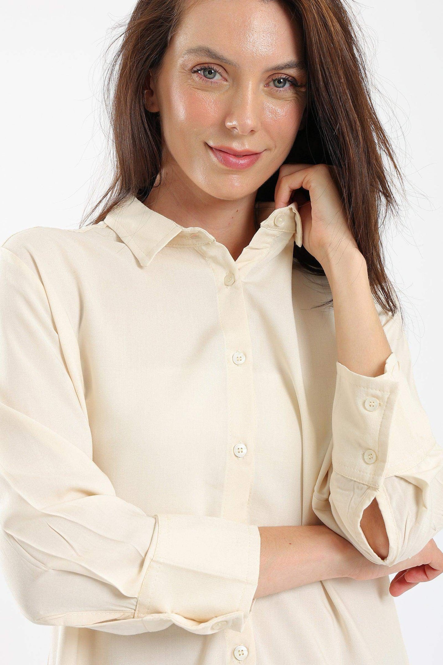 Classic Plain Shirt - Carina - ÙƒØ§Ø±ÙŠÙ†Ø§