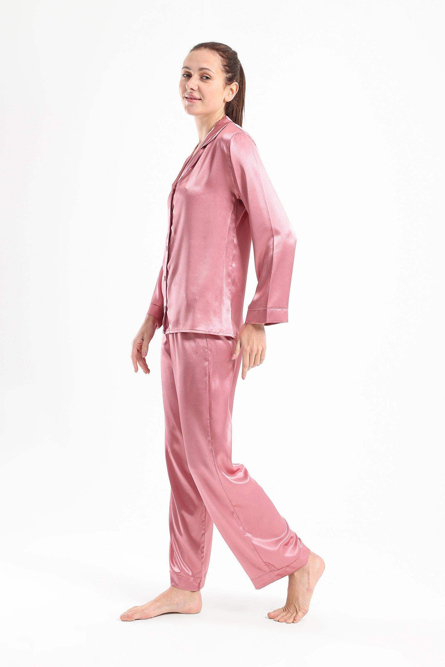 Classic Satin Pyjama Set - Carina - ÙƒØ§Ø±ÙŠÙ†Ø§