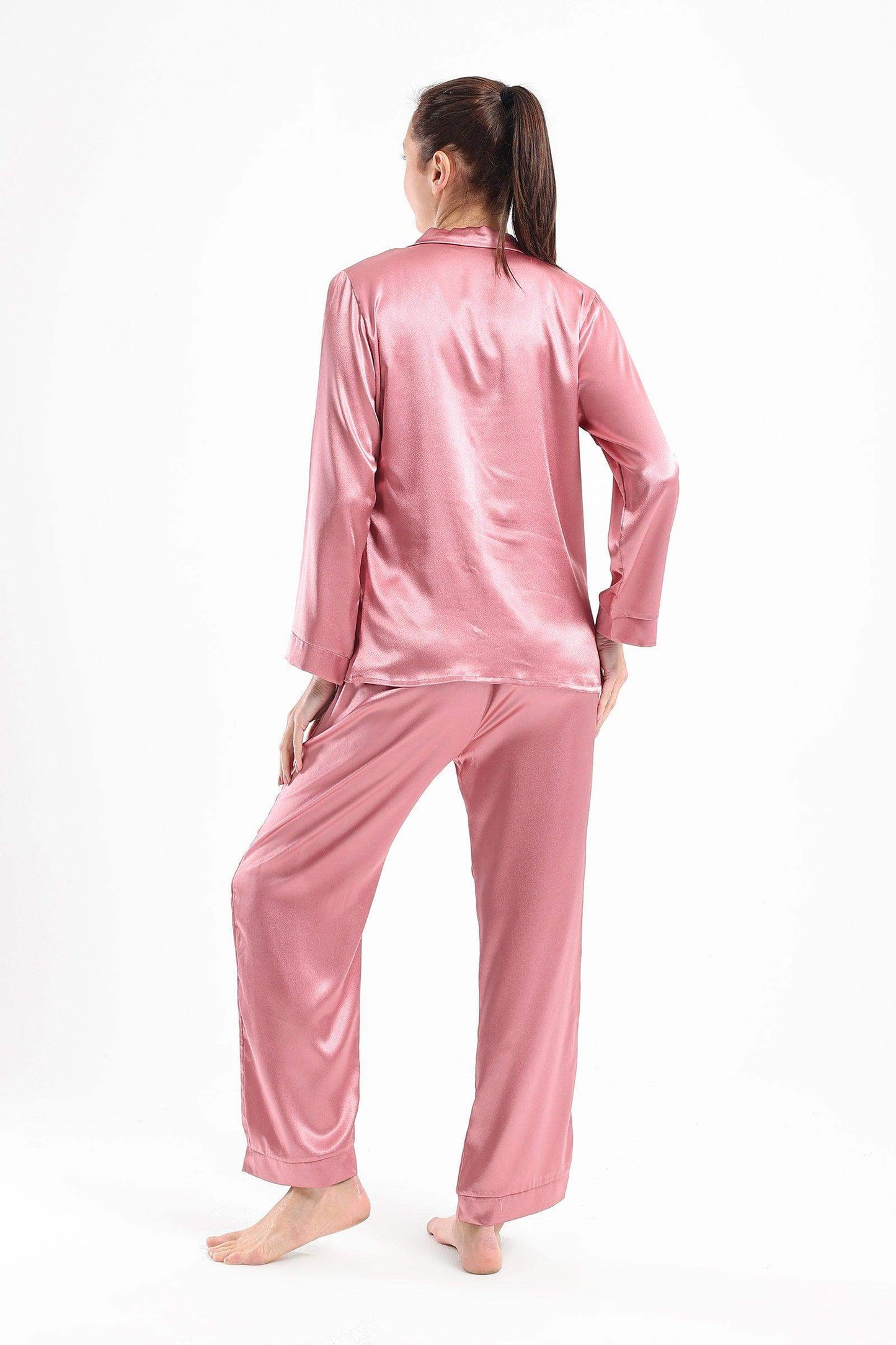 Classic Satin Pyjama Set - Carina - ÙƒØ§Ø±ÙŠÙ†Ø§