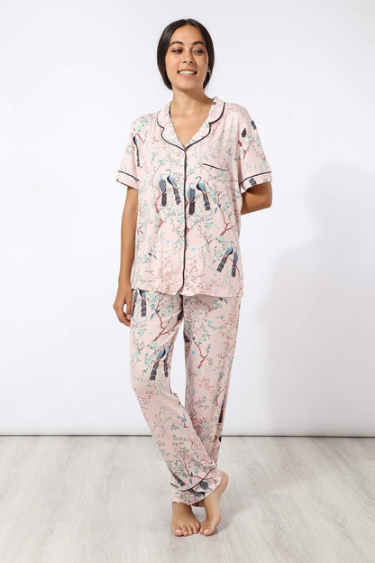 Classic Short Sleeve Pyjama Set - Carina - ÙƒØ§Ø±ÙŠÙ†Ø§