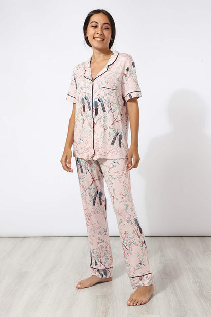 Classic Short Sleeve Pyjama Set - Carina - ÙƒØ§Ø±ÙŠÙ†Ø§