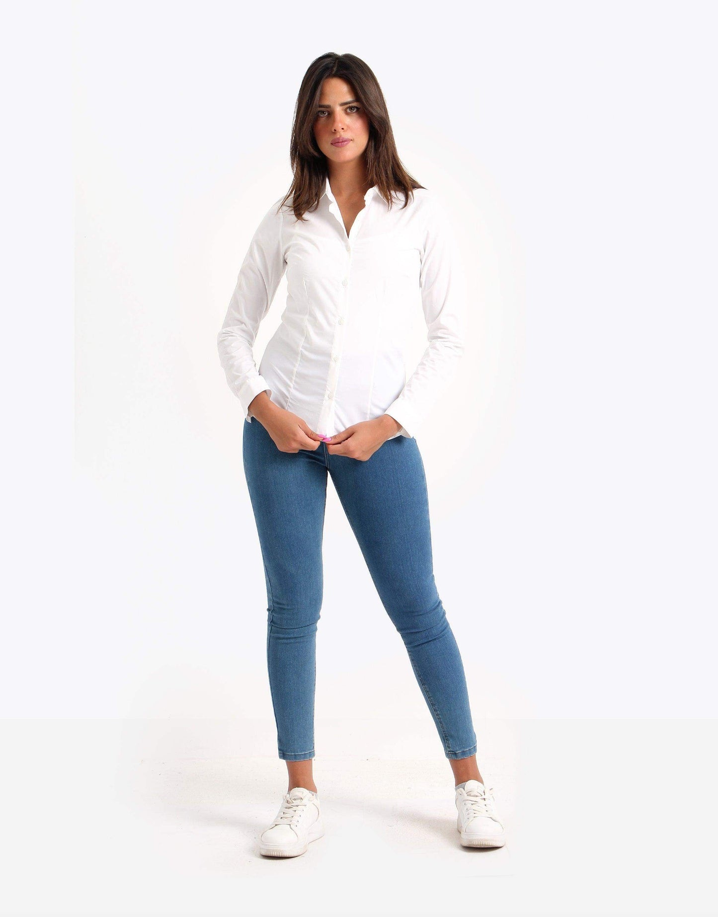 Classic Viscose Shirt - Carina - ÙƒØ§Ø±ÙŠÙ†Ø§