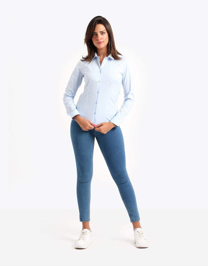 Classic Viscose Shirt - Carina - ÙƒØ§Ø±ÙŠÙ†Ø§