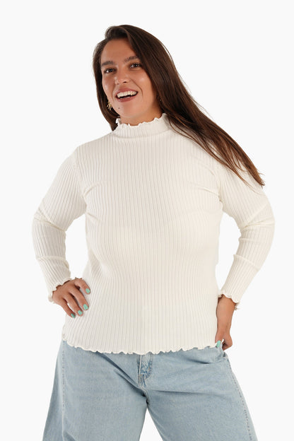 Basic High Collar Pullover