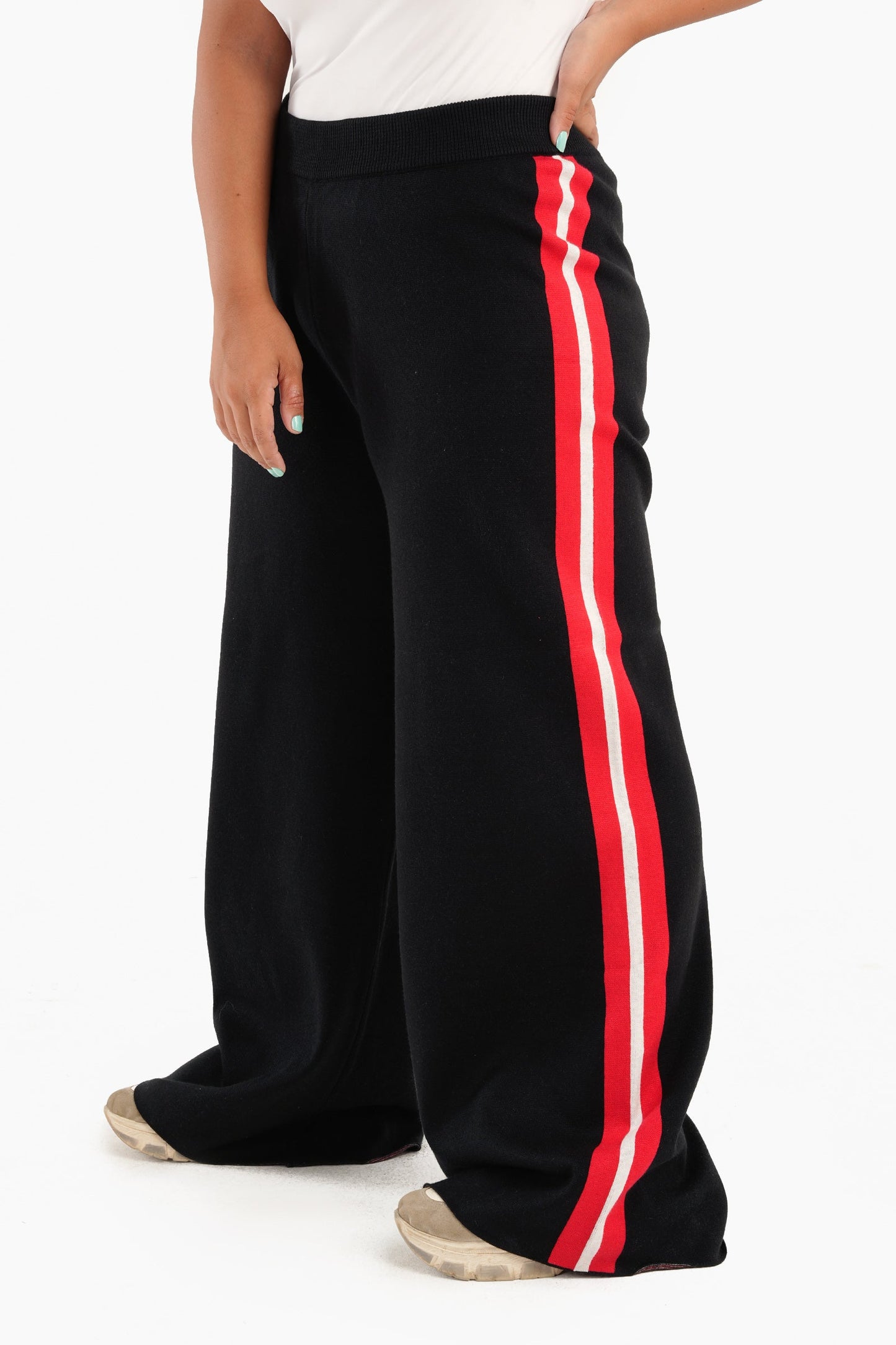 Black Wool Lounge Pants