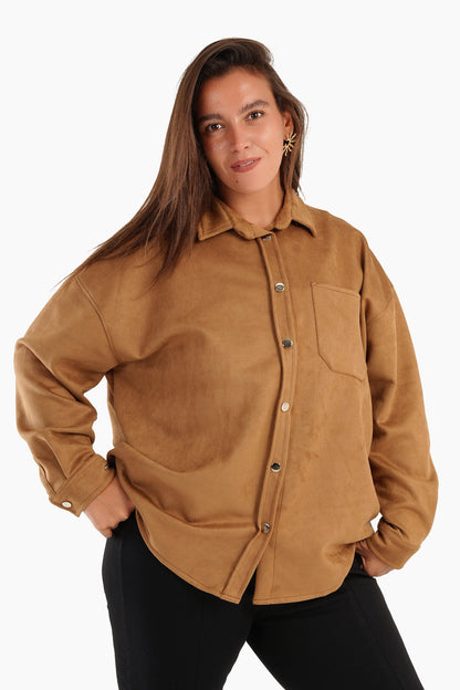 Snap Closure Lounge Shirt