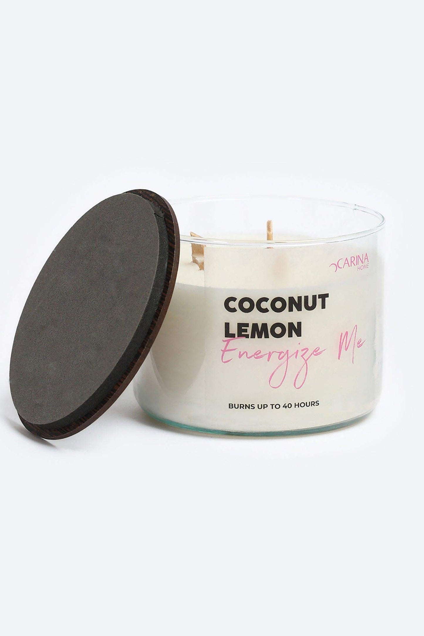 Coconut Lemon Candle - 400mI - Carina - ÙƒØ§Ø±ÙŠÙ†Ø§