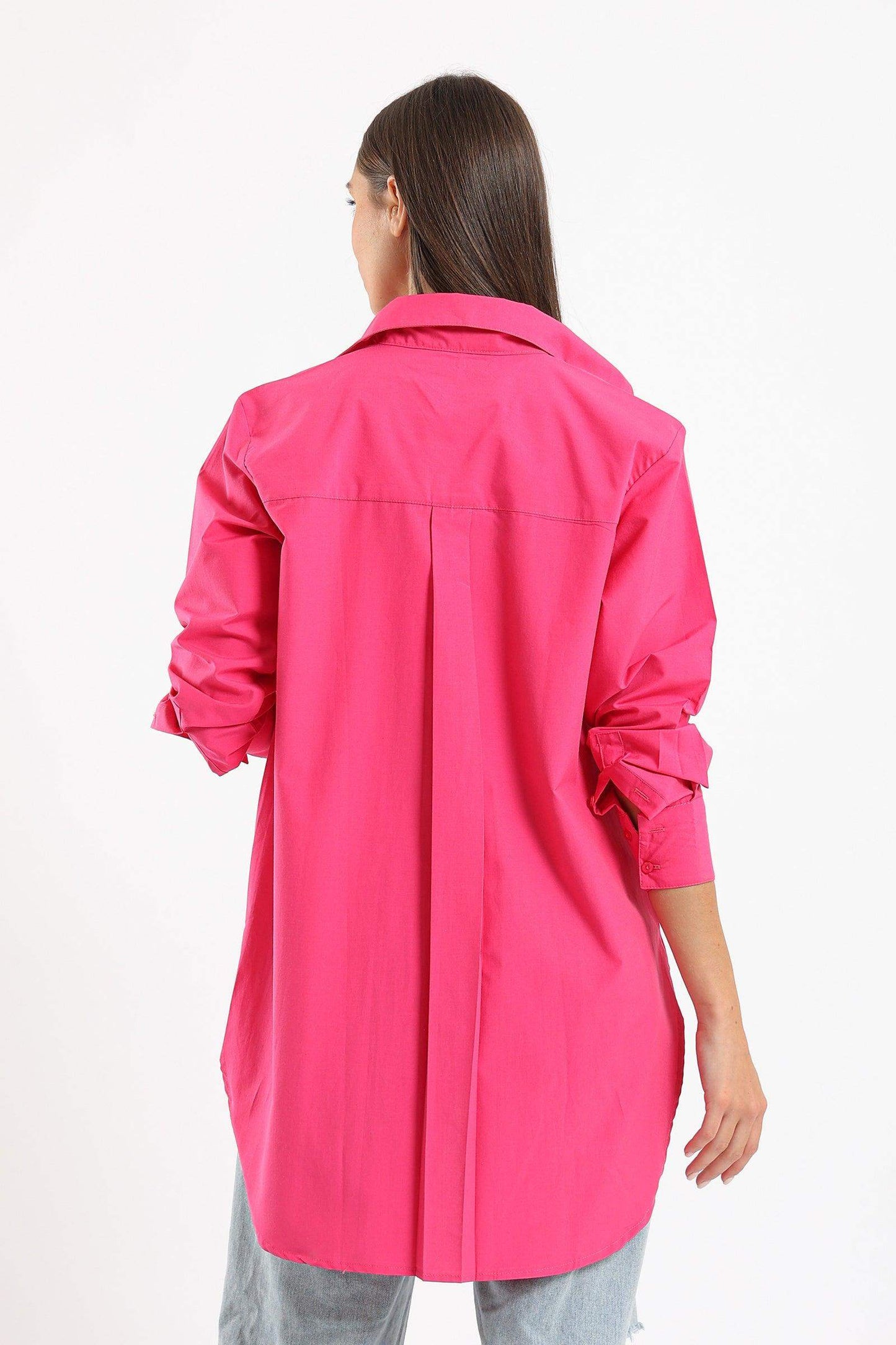 Collared High Low Shirt - Carina - ÙƒØ§Ø±ÙŠÙ†Ø§