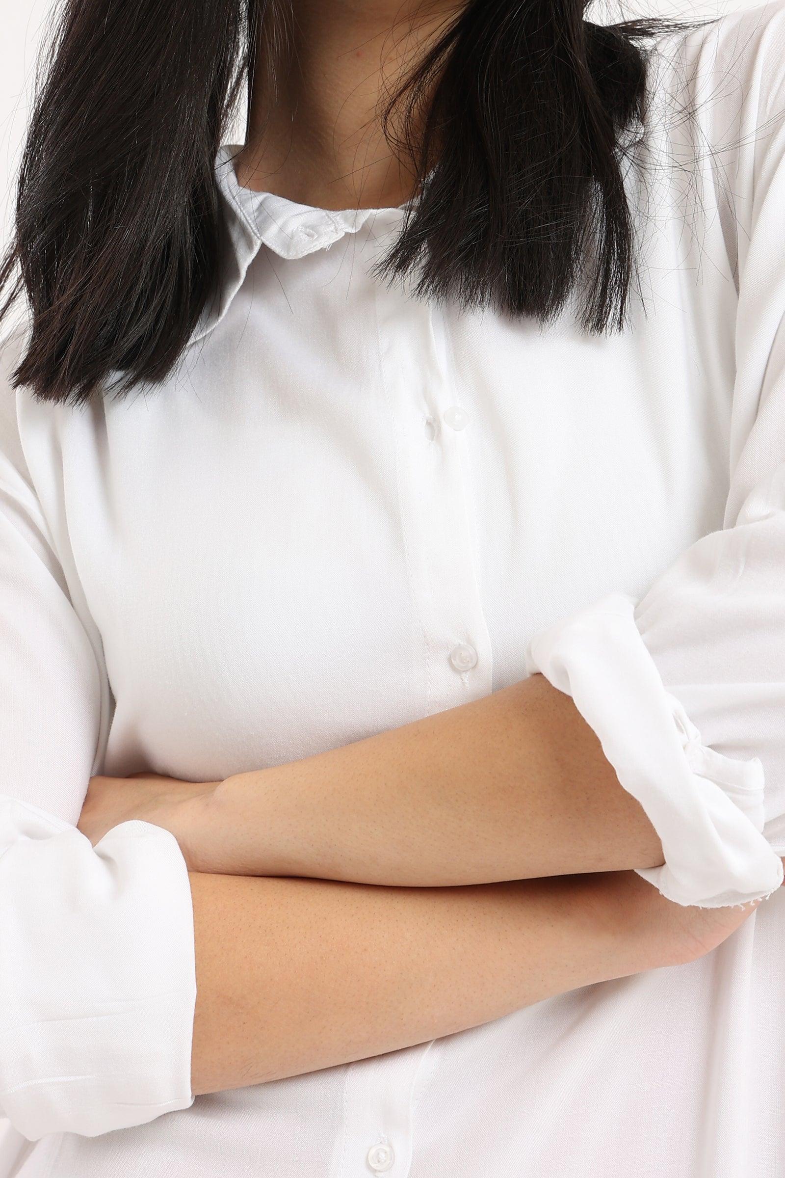 Collared Maxi Shirt Dress - Clue Wear