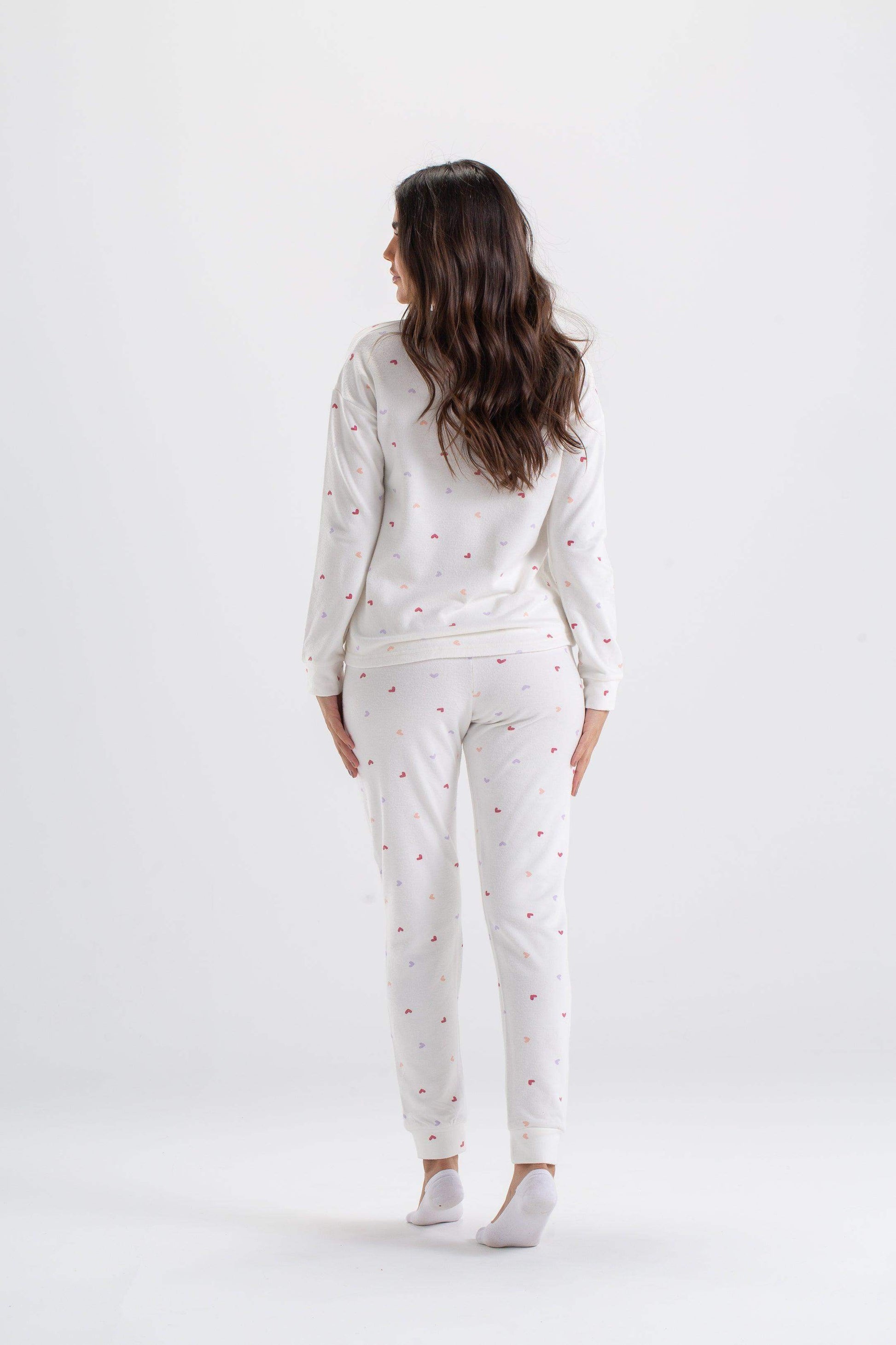 Colored Hearts Pyjama Set - Carina - ÙƒØ§Ø±ÙŠÙ†Ø§