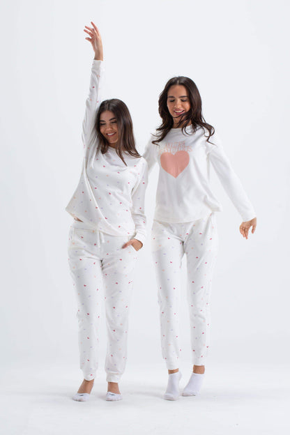 Colored Hearts Pyjama Set - Carina - ÙƒØ§Ø±ÙŠÙ†Ø§