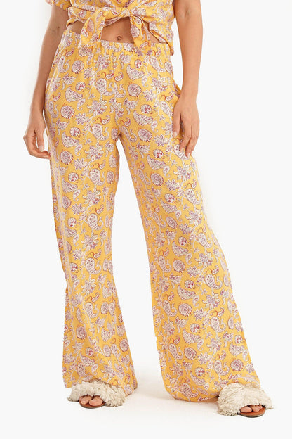 Colored Wide Leg Pyjama Pants - Carina - ÙƒØ§Ø±ÙŠÙ†Ø§