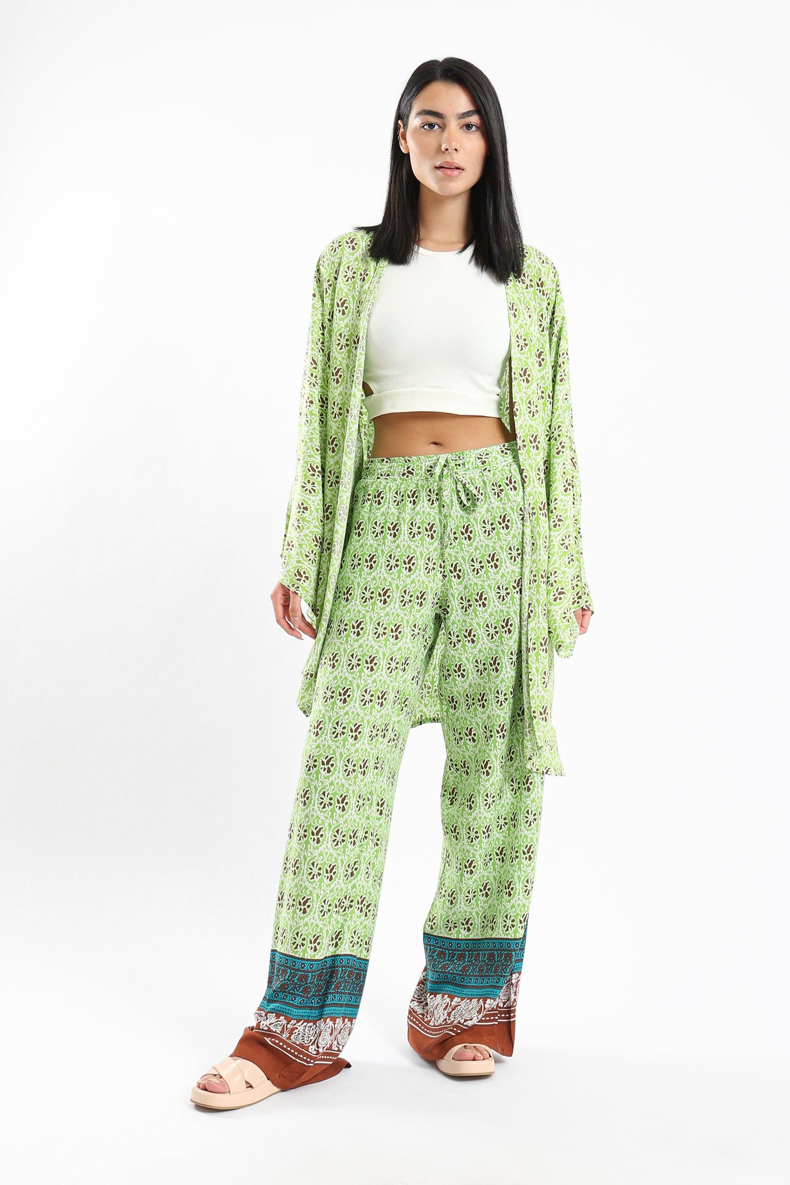 Colorful Printed Pants - Clue Wear