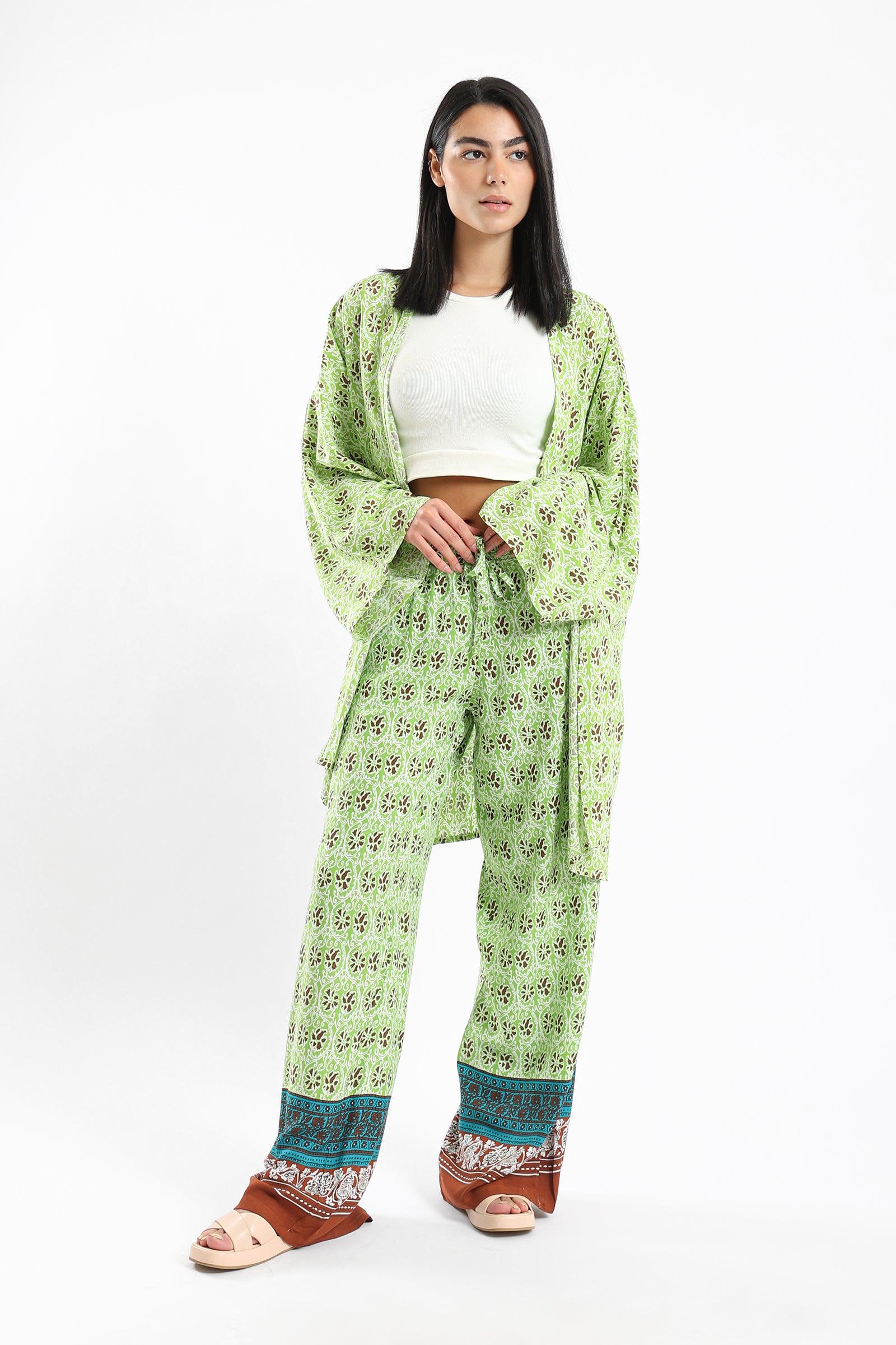 Colorful Printed Pants - Clue Wear