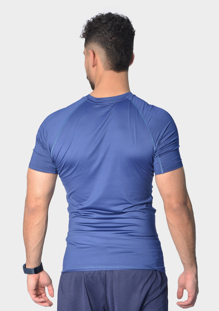 Polyester Spandex Compression Sports T-Shirt