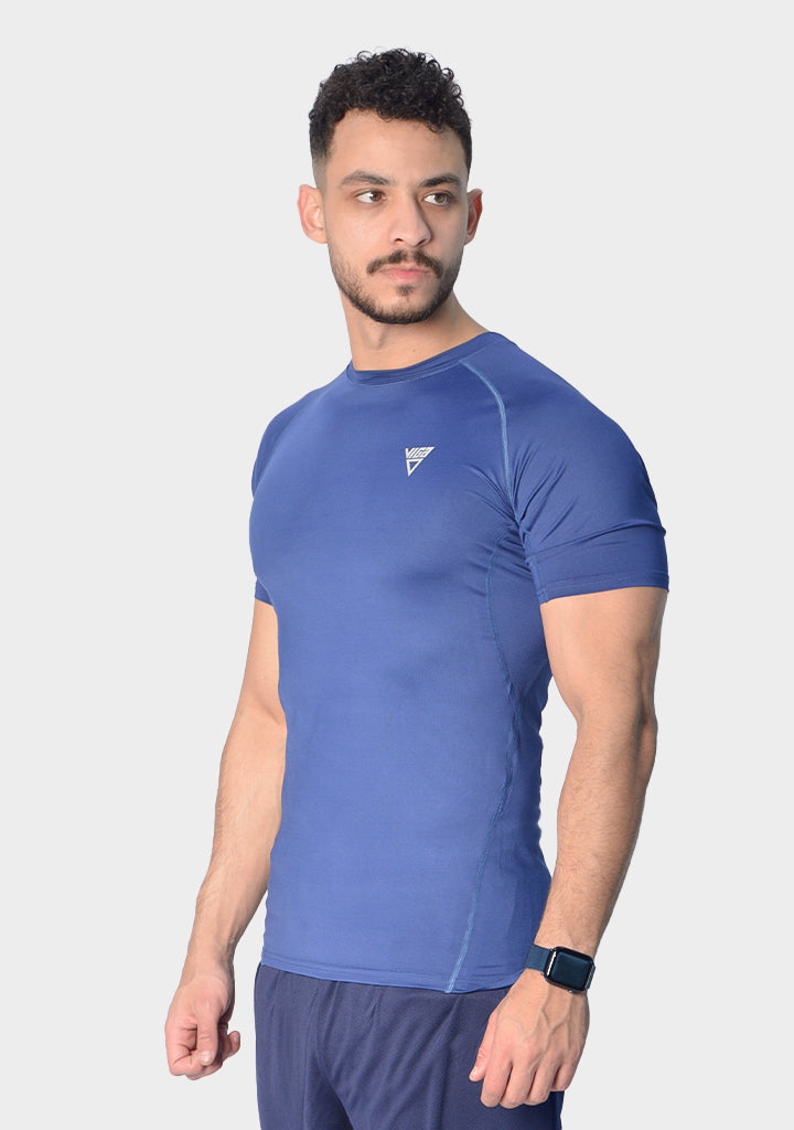 Polyester Spandex Compression Sports T-Shirt