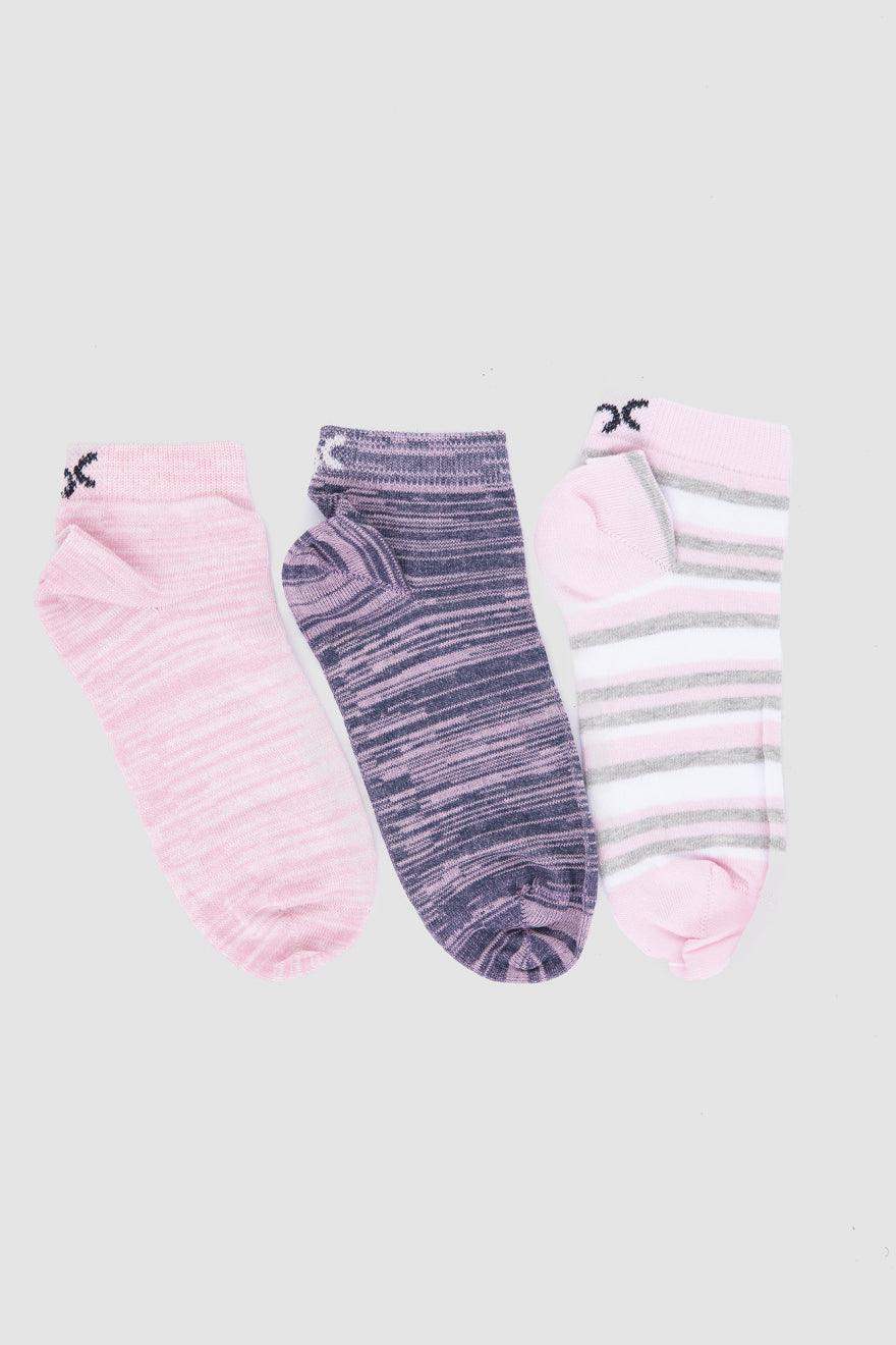 Cotton Ankle Socks - 3 Pairs - Carina - ÙƒØ§Ø±ÙŠÙ†Ø§
