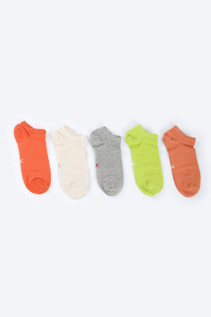 Cotton Ankle Socks - 5 Pairs - Carina - ÙƒØ§Ø±ÙŠÙ†Ø§