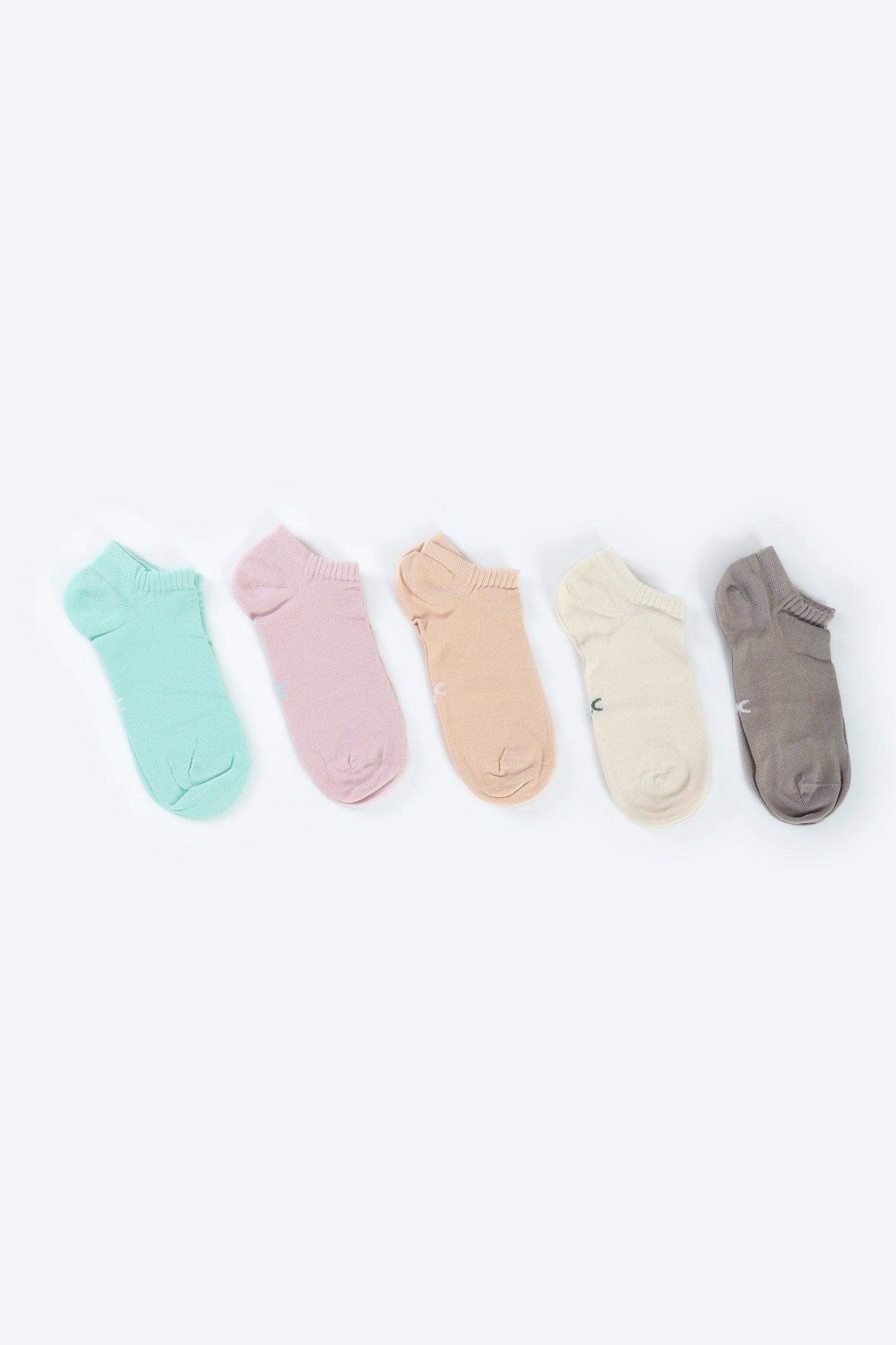 Cotton Ankle Socks - 5 Pairs - Carina - ÙƒØ§Ø±ÙŠÙ†Ø§