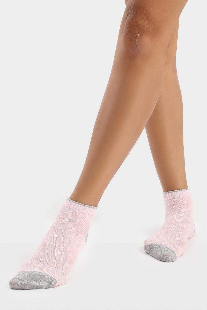 Cotton Ankle Socks - 5 Pairs - Carina - ÙƒØ§Ø±ÙŠÙ†Ø§