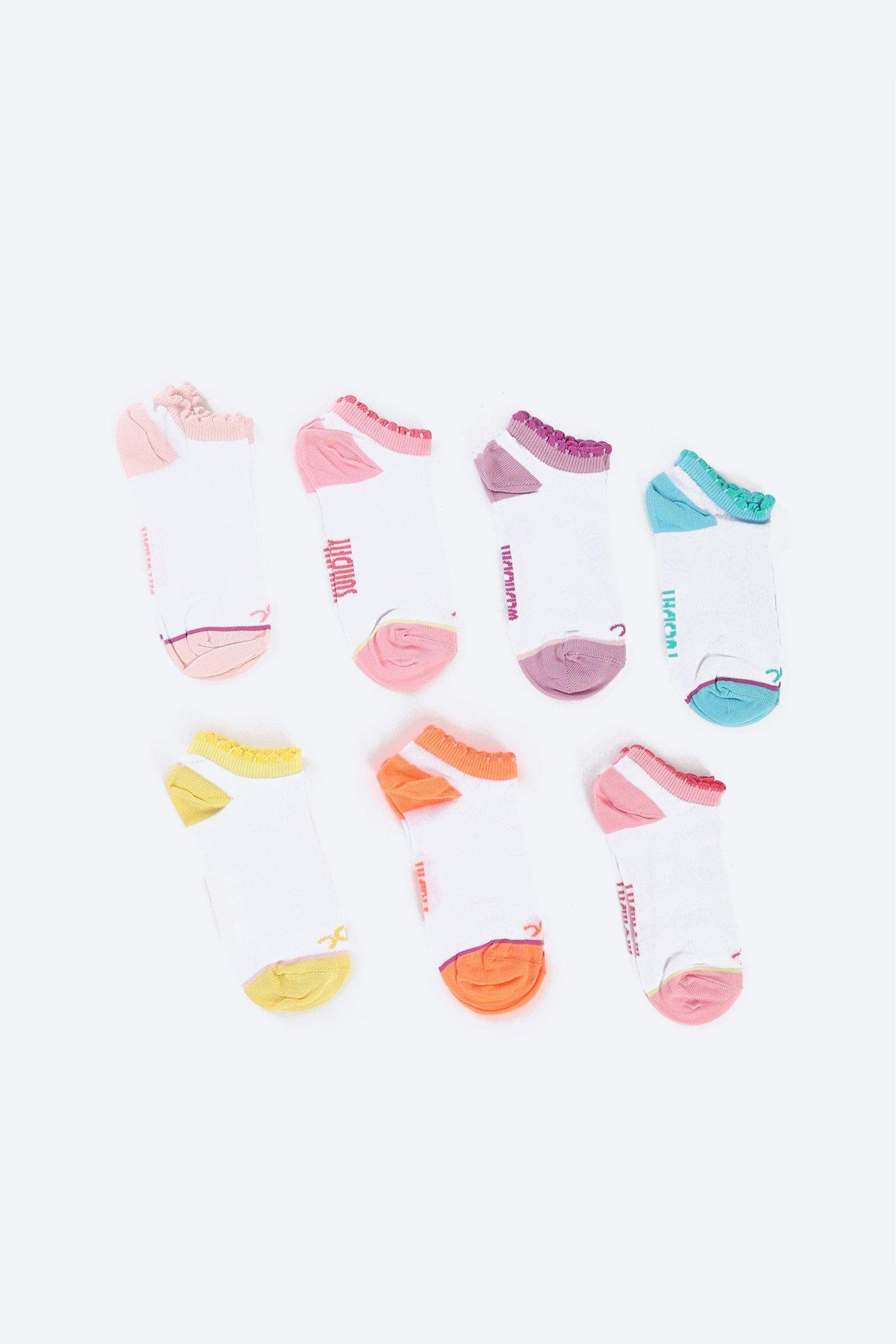 Cotton Ankle Socks - 7 Pairs - Carina - ÙƒØ§Ø±ÙŠÙ†Ø§