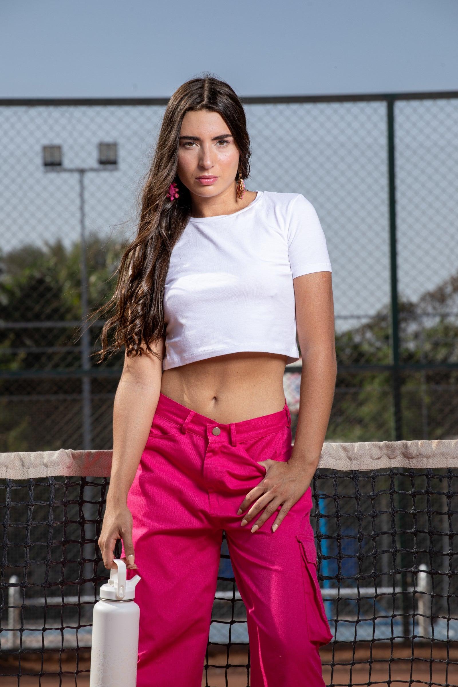 Cotton Basic Crop Top - Carina - ÙƒØ§Ø±ÙŠÙ†Ø§