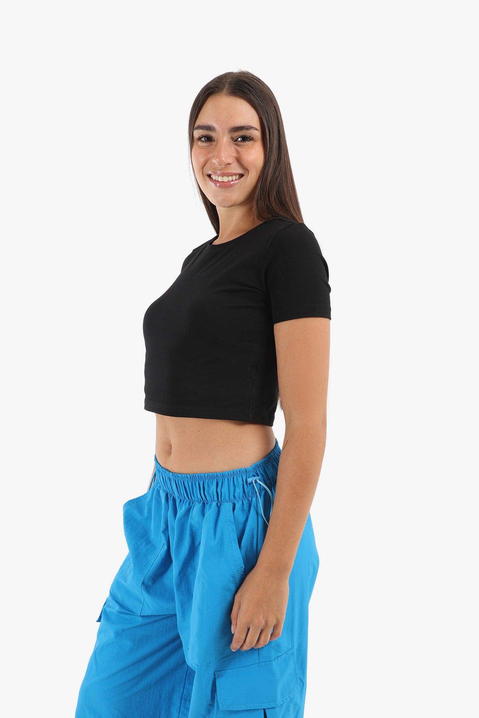 Cotton Basic Crop Top - Carina - ÙƒØ§Ø±ÙŠÙ†Ø§