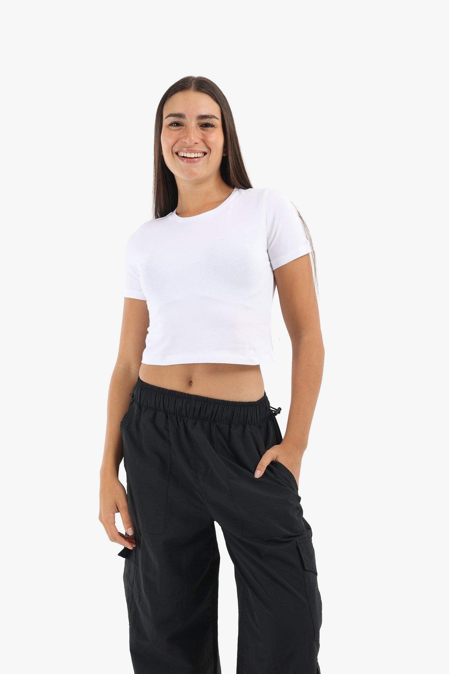 Cotton Basic Crop Top - Carina - ÙƒØ§Ø±ÙŠÙ†Ø§