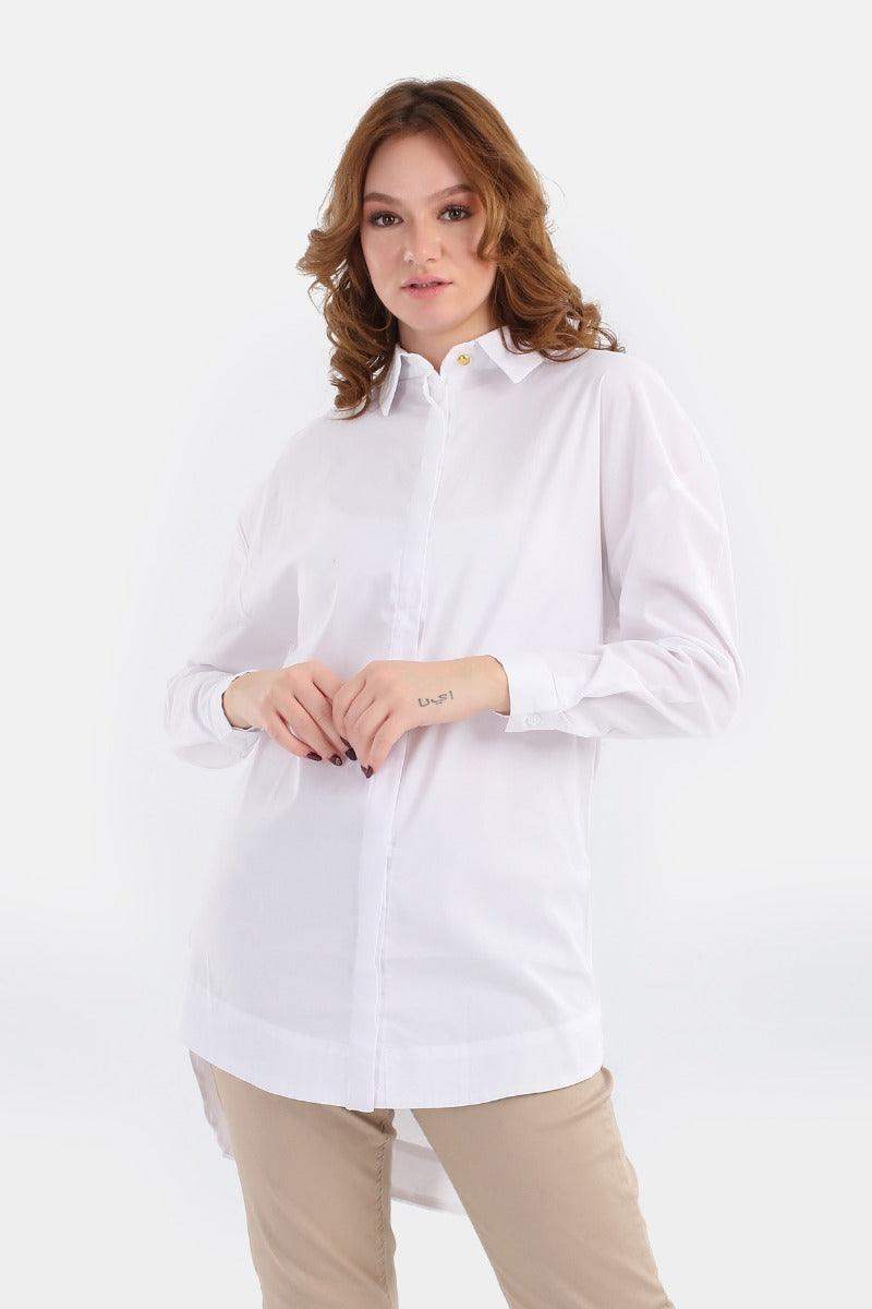 Cotton Blend Shirt - Carina - ÙƒØ§Ø±ÙŠÙ†Ø§