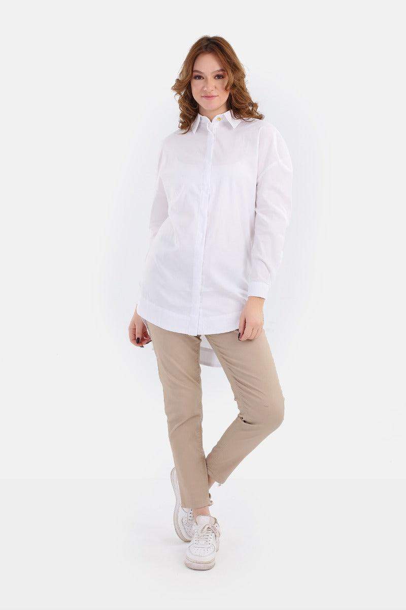 Cotton Blend Shirt - Carina - ÙƒØ§Ø±ÙŠÙ†Ø§