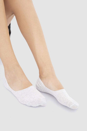 Cotton Invisible Socks - 3 Pairs - Carina - ÙƒØ§Ø±ÙŠÙ†Ø§