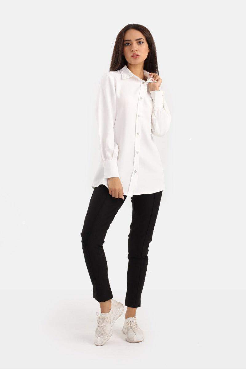 Cotton Long Sleeve Shirt - Carina - ÙƒØ§Ø±ÙŠÙ†Ø§