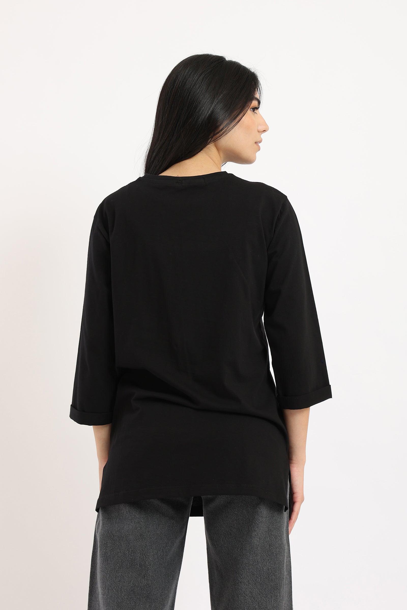 Cotton Long Sleeves T-Shirt - Clue Wear