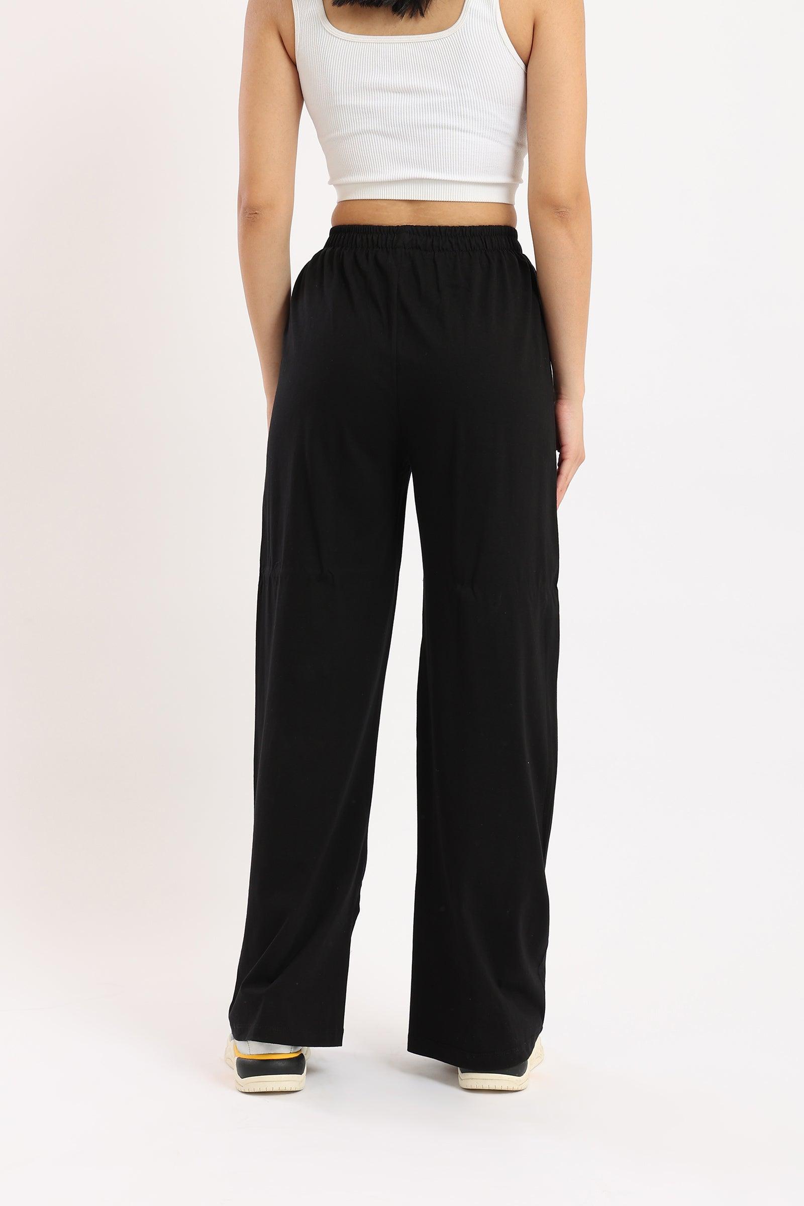 Cotton Pants with Slits - Clue Wear