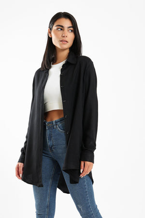 Cotton Plain Shirt - Clue Wear