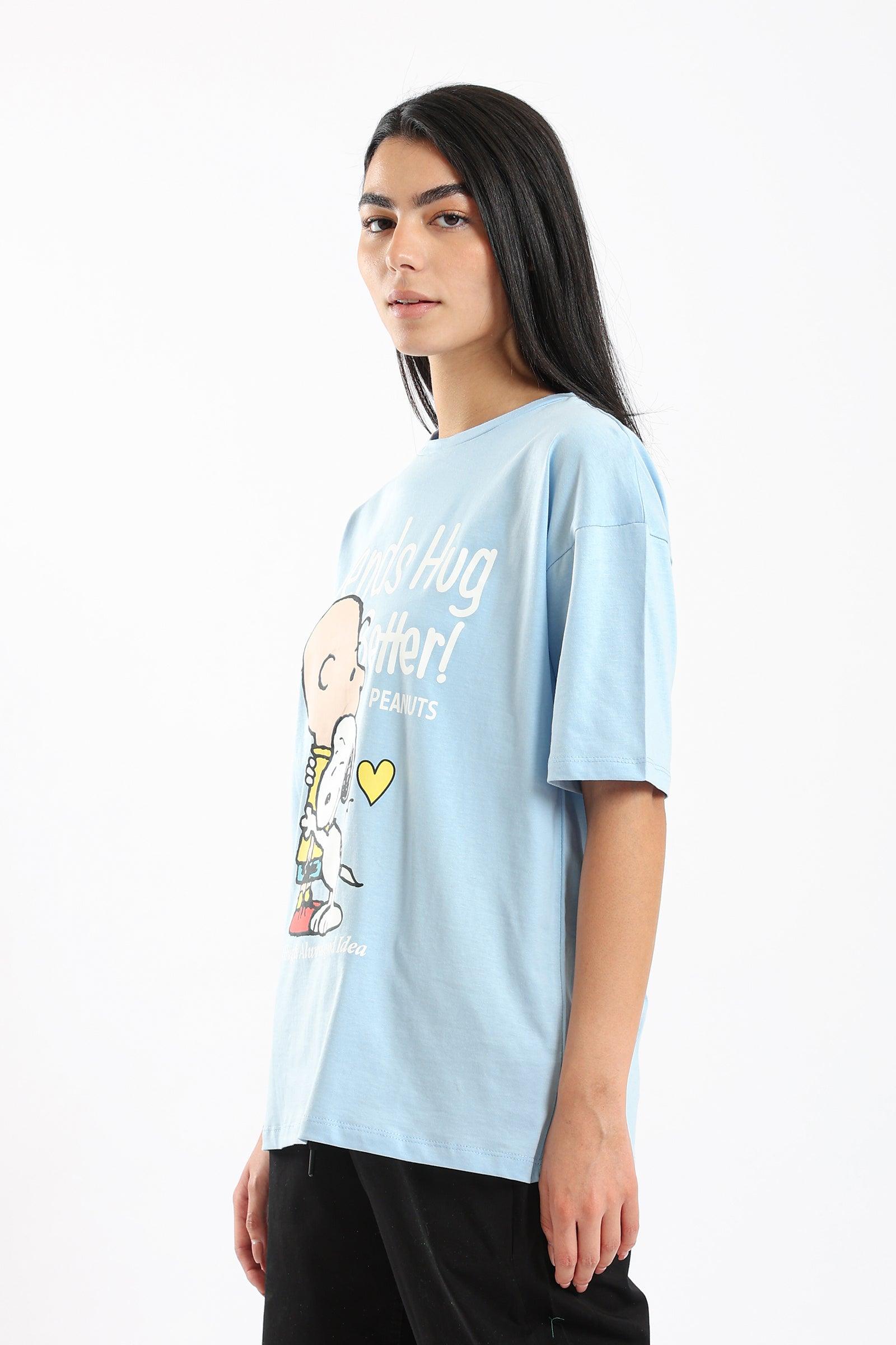 Cotton Printed T-shirt - Clue Wear